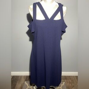 Long Tall Sally Strapless Navy Dress